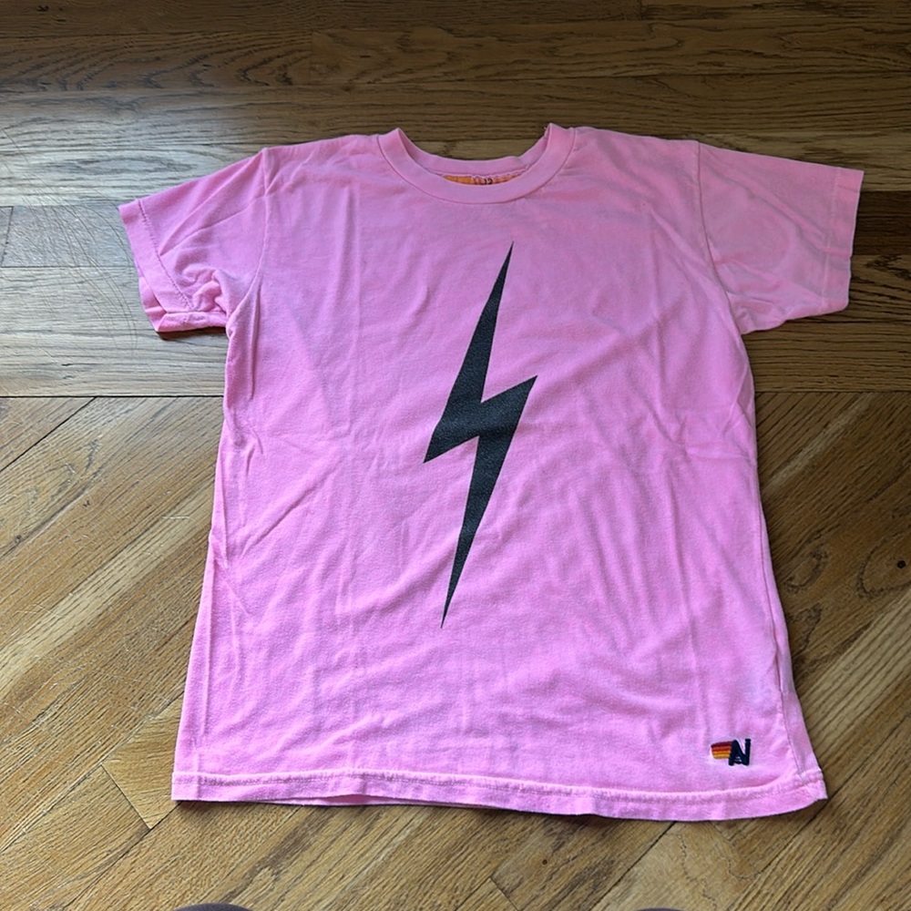 Girls Aviator Nation Bolt Tee - size 12